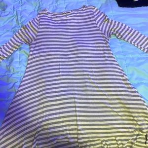 Loose fitting lightweight dress.